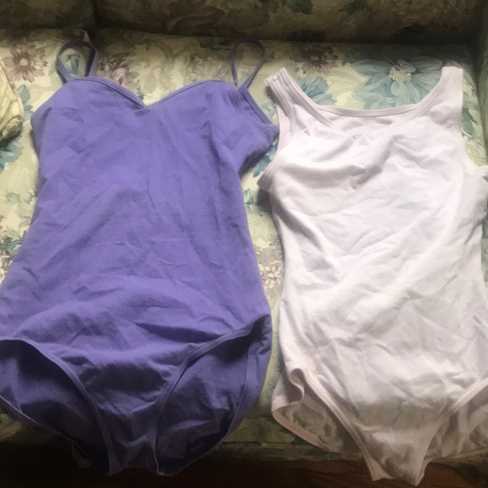 2 Juniors Capezio Dance Leotards